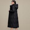 XueZhongFei Women's Hooded Long Down Jacket X40141180F