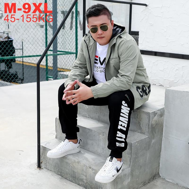 Ropa deportiva de otoño Chándales para hombres Conjuntos de ropa de hombre  de gran tamaño Chaqueta + pantalones 2 Piezas Conjunto deportivo Plus Size  9xl 8xl Chándal Hombre comprar a buen precio —