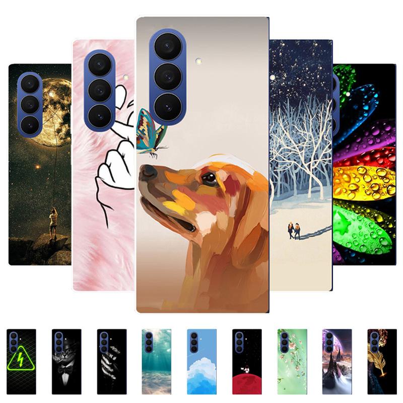 Transparent Folding Phone Case For Samsung Galaxy Z Fold 6 7 Clear Shockproof Hard PC Cover For Samsung Z Fold7 Fold6 Shell Capa