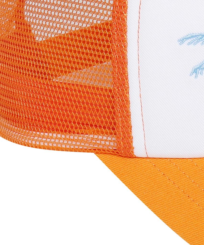 Syupeodeulai Surf Mesh Trucker Ball Cap Orange