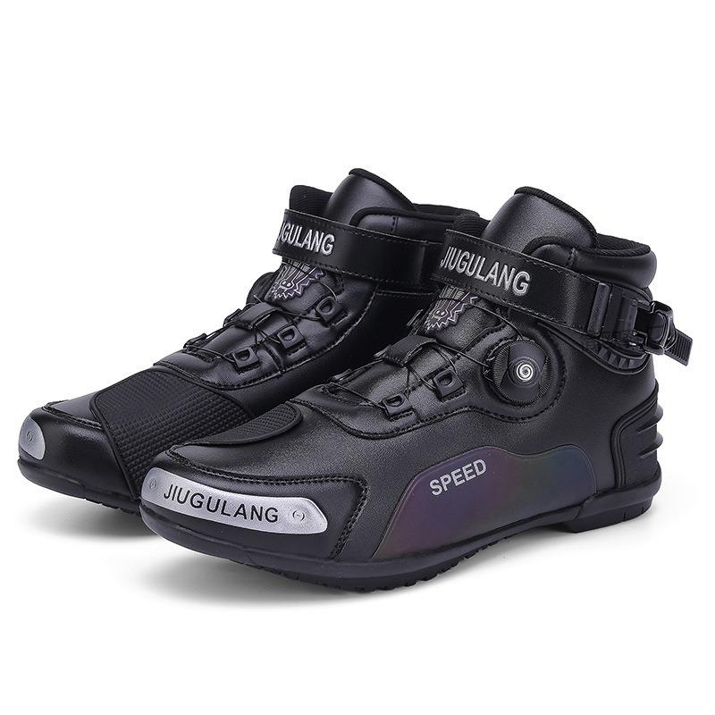 Four Seasons Locomotive Shoes Cycling Shoes Men's Motorcycle Shoes Women's Off-Road Racing Boots Four Seasons Motorcycle Travel Equipment