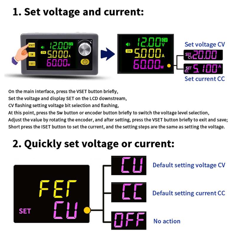 Sk60 DC Aufwärtswandler CNC Einstellbares Geregeltes Labornetzteil Konstante Spannung Strom Solarlademodul