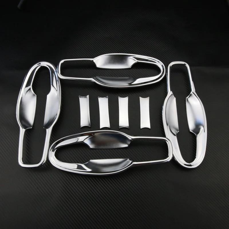 

Наклейка на чашу для внешней ручки автомобильной двери. Подходит для Renault Koleos Samsung QM6 2016- серебряный