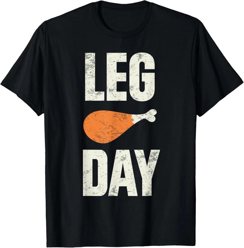 Retro Leg Day Turkey Thanksgiving Funny Unisex T-shirt