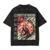 Anime Fullmetal Alchemist Edward Elric Stampa Grafica Uomo Donna Maglietta Manga Retro Lavata Oversize Girocollo Cotone Top Moda Harajuku Estate Nuova T-shirt