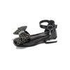 Girls Sandals Soft Sole Non-slip Kids Princess Shoes Shiny Sequins Big Bows 2025 Summer New Girls Dress Shoes Dance for Wedding