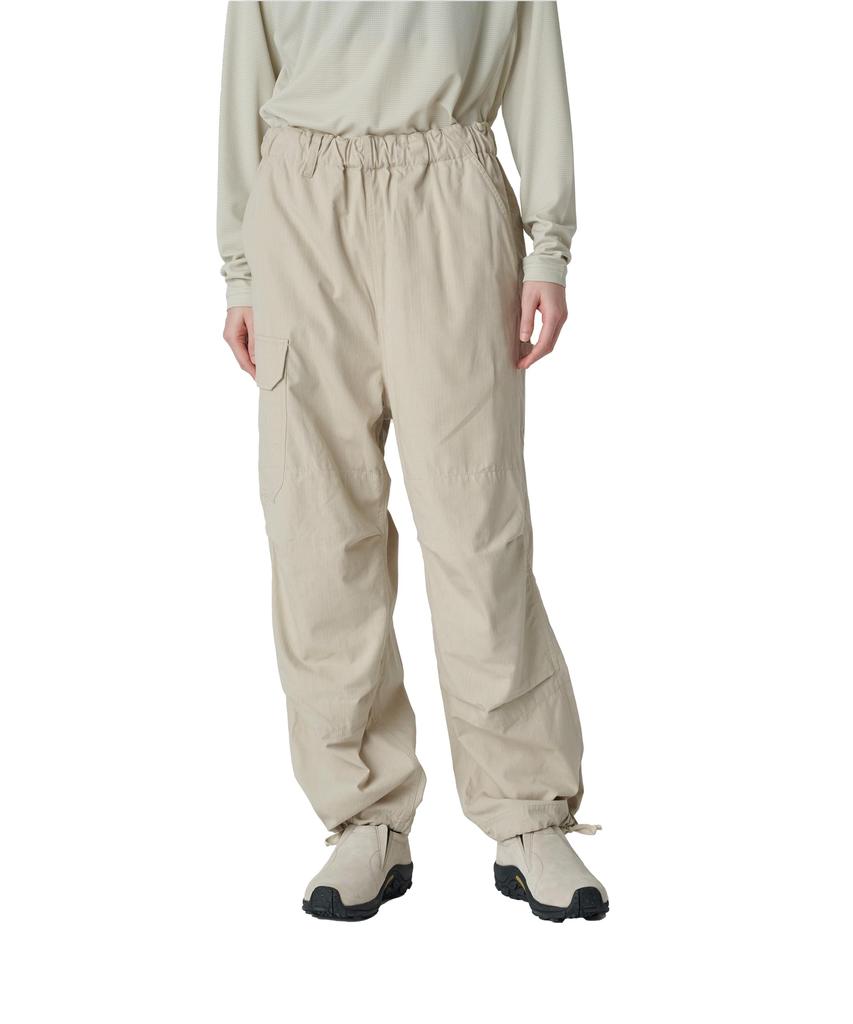 Snow Peak TAKIBI Light Ripstop Pants Size M IVORY Festival Camping Outdoor PA-25SU106