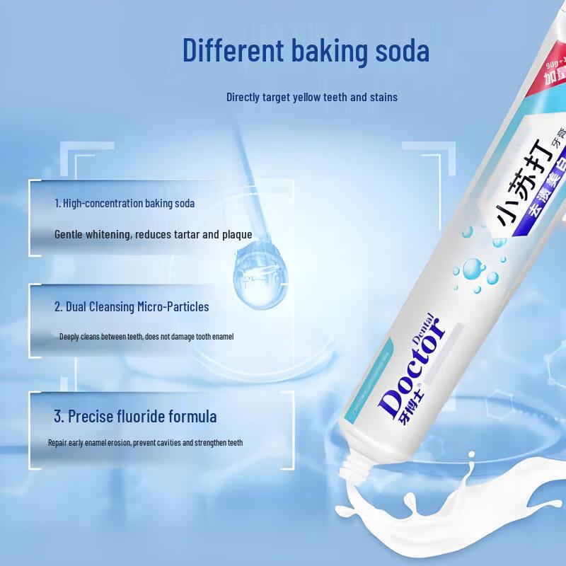 

Dentist Baking Soda Whitening Toothpaste