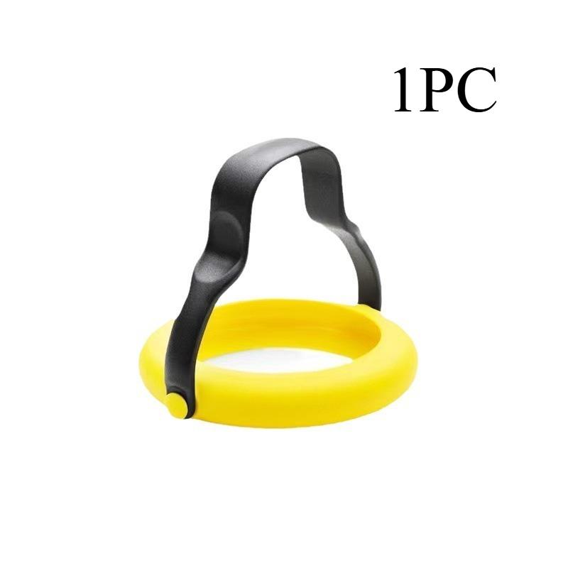 

Anti-leakage Round Fried Egg Mold Non-stick Circle Ring Foldable Round Omelet Model Handheld Breakfast Cooking Poached Egg Tool