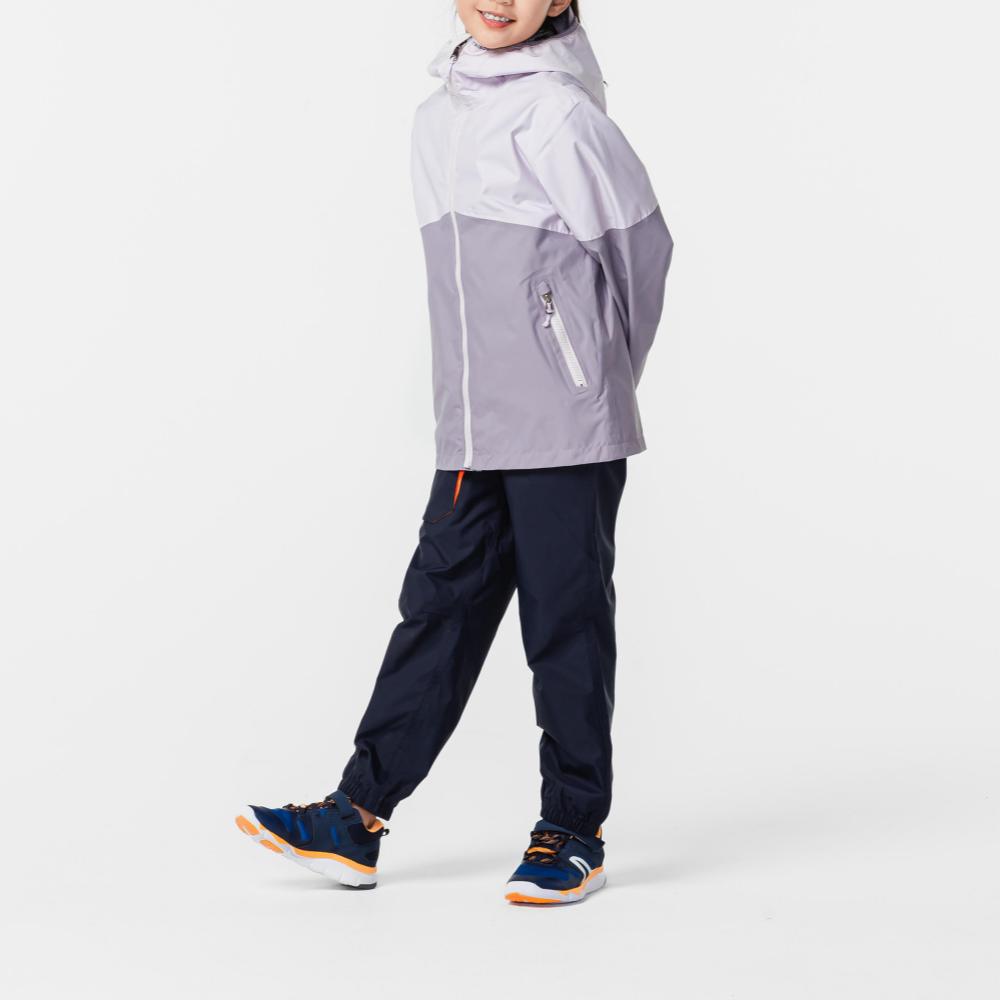 DECATHLON TRIBORD SAILING 100 Hooded Zipper Long Sleeve Jacket Purple Junior