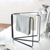 Iron Foldable Dish Rack Kitchen Towel Holder Storage Shelf for Sponge and Washcloth