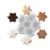6 Cavities Snowflake Candle Making Tool, for Handmade Candle Soap, Epoxy Resin Craft Project, Christmas Gift Making