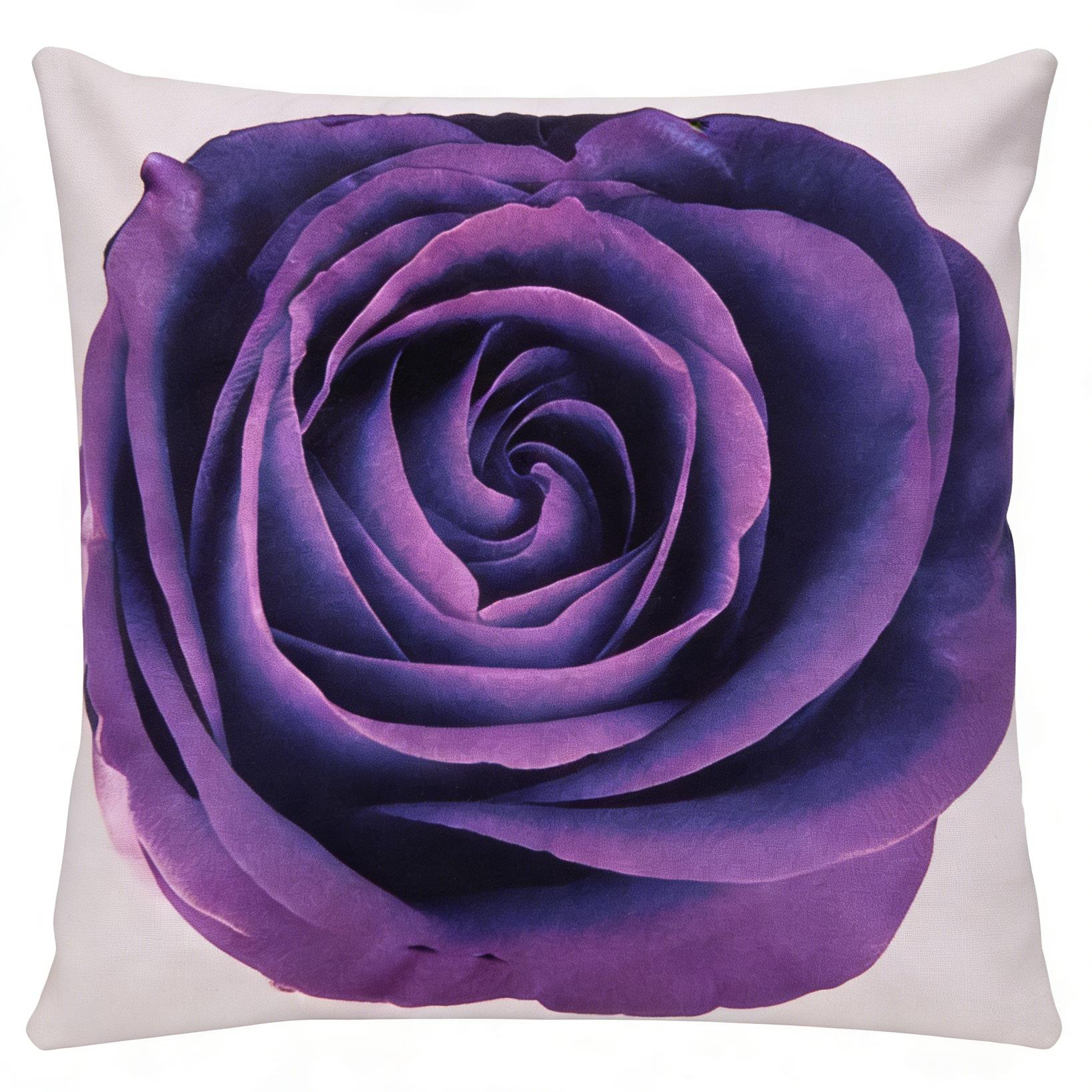 

Home Decor Purple Roses Love Pattern Pillow Covers Pattern Cushion Cover Suitable For Sofa Bedroom Car Pillow Cover 40x40cm