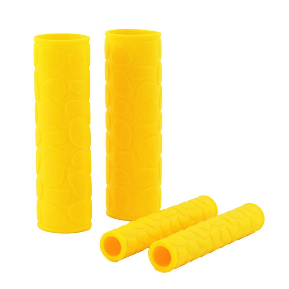 Soft Rubber Handlebar Cover Grip Fourpiece Set for Motorcycles