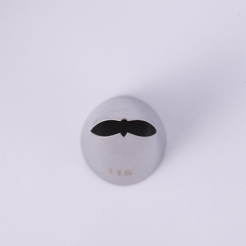 Špička na zdobení motýlkem Nerezová ocel List Lilie Fondán Krém Stříkací tryska Zdobení sušenek a dortů Kuchyňské pekařské nástroje