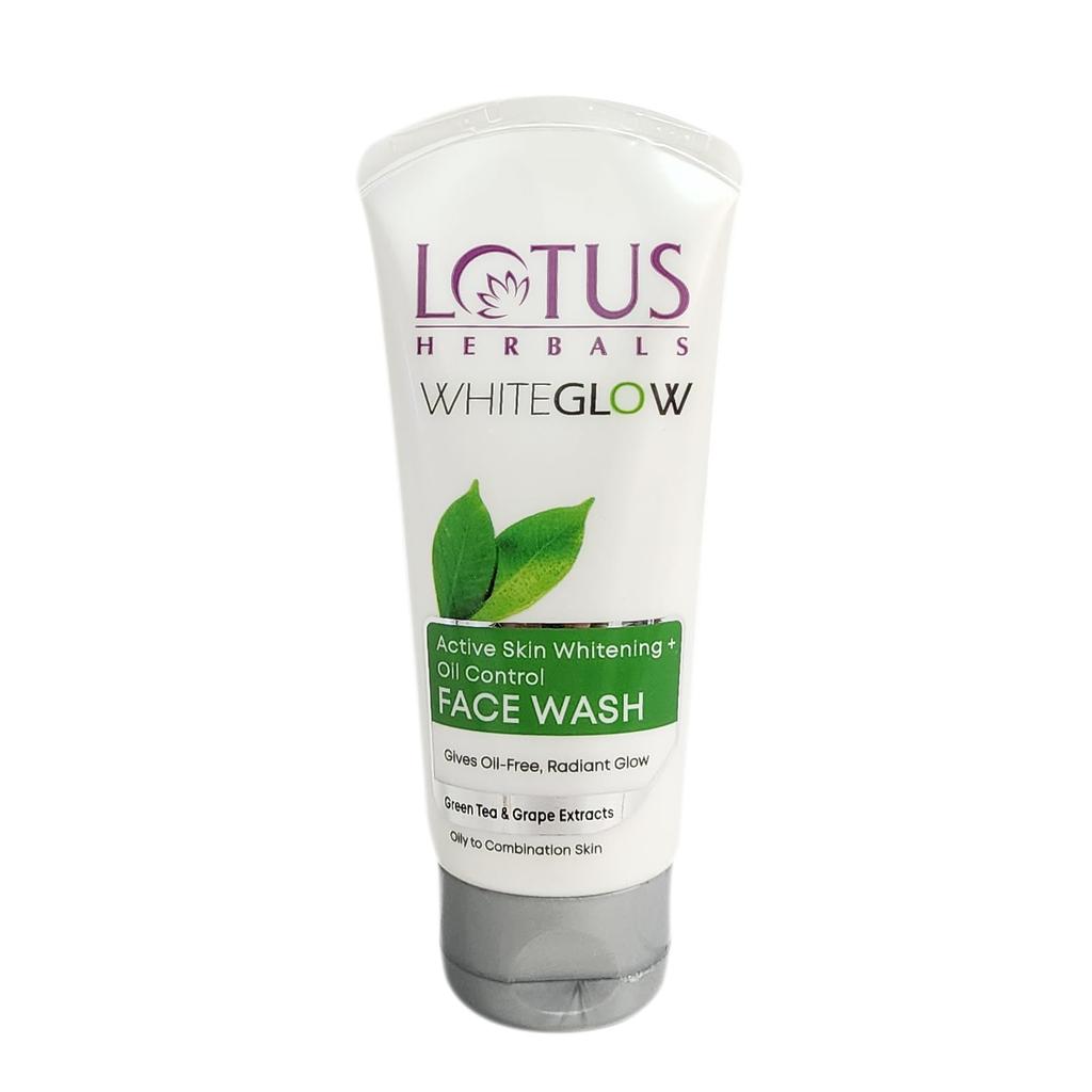 Lotus Herbals White Glow Active Skin Whitening And Oil Control Face Wash, 50g
