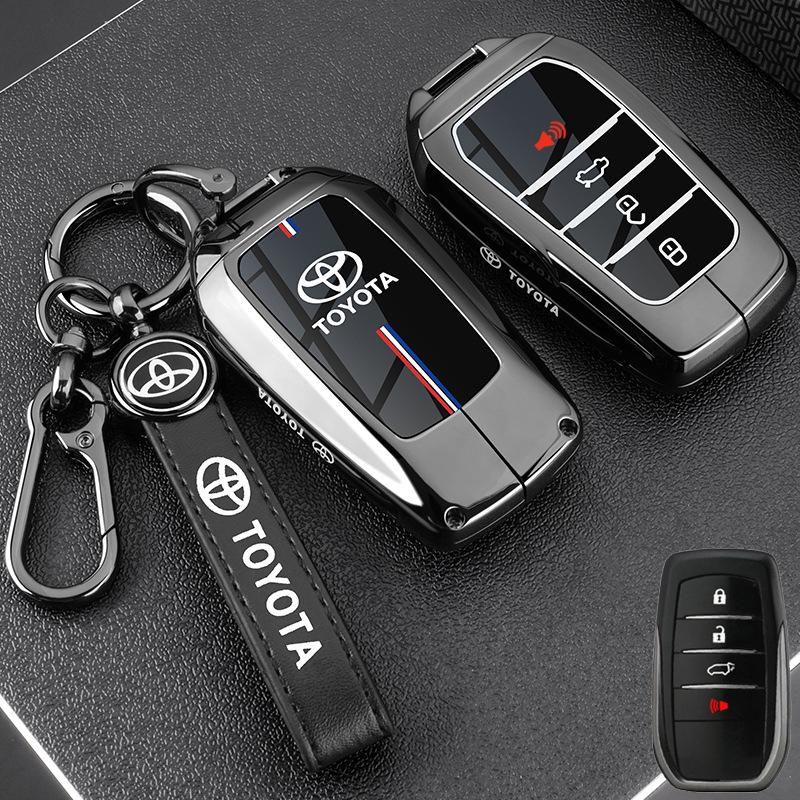 Toyota Key Cover for CHR, Hilux, Fortuner, Land Cruiser, Camry, Corolla, RAV4, Highlander