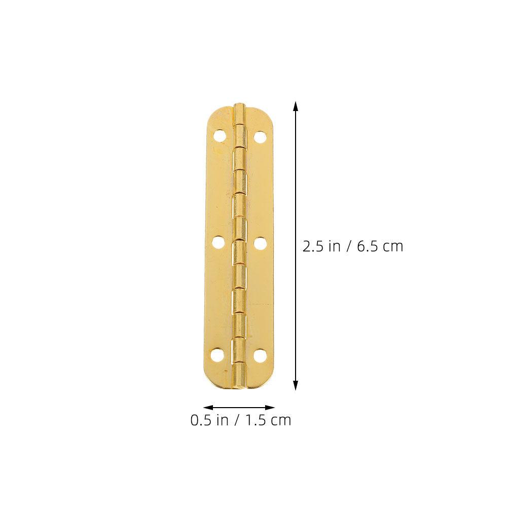

10Pcs Hinges Heavy Duty Small Hinges for Wooden Boxes Jewelry Cases DIY Craft Projects Seamless 180 Degree Rotation