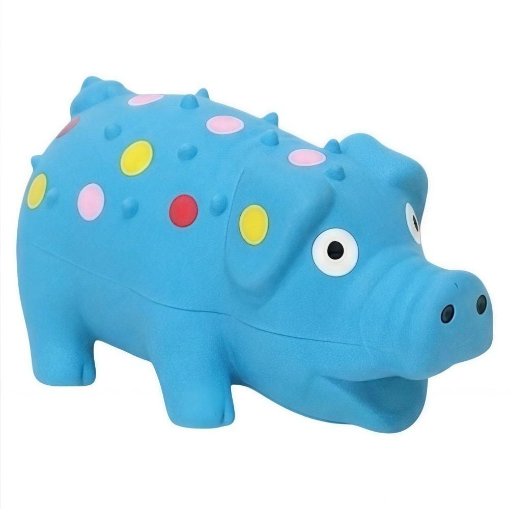 Interactive Latex Spot Grunting Pig Toy Soft Dog Chew Toy  For Small Medium Large Dog