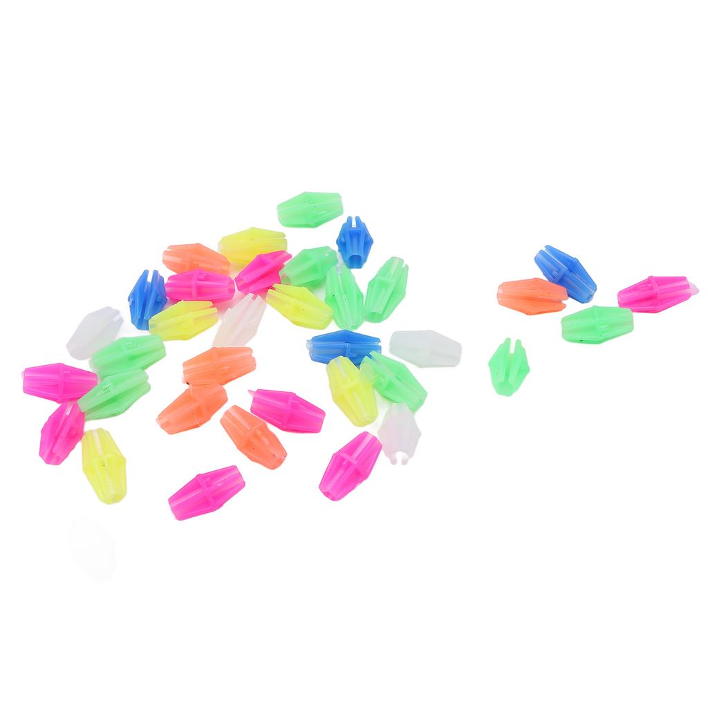 36pcs Bike Wheel Spoke Beads Plastic Kids Bike Spoke Colorful Beads Clips Bicycle Decoration