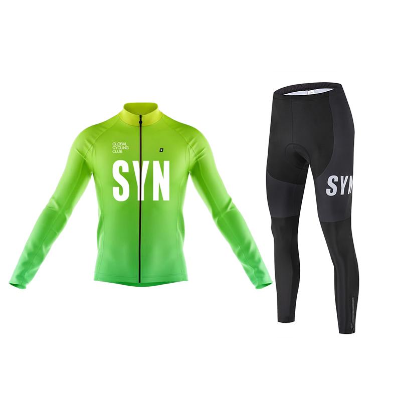 2026 Selling Autumn and Winter Bicycle Jersey Long Sleeved Cycling Suit Set Bicycle Bib Men's Professional Team Racing Suit
