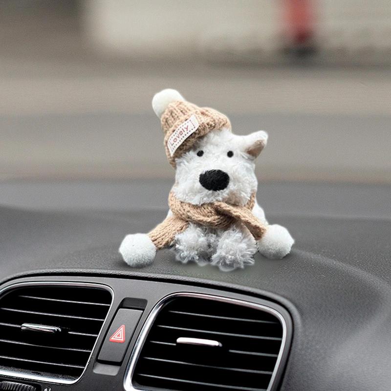 For Refer To Description Cartoon Car Ornament Car Decorative Ornament Plush Dog Car Decorative Items Car Decoration Centre