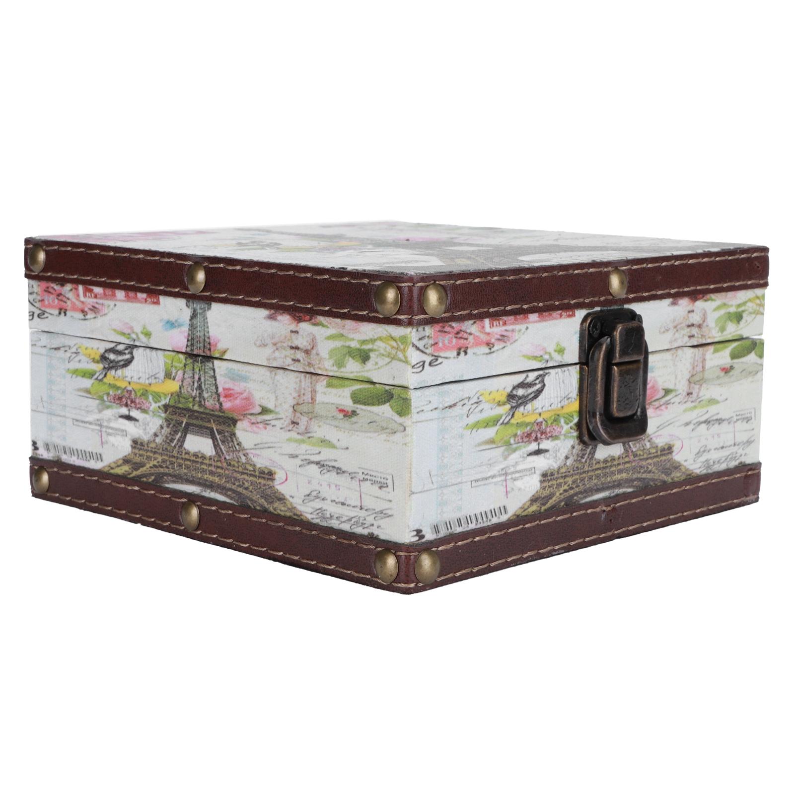 

Ретро-коробка для хранения в британском стиле, футляр для украшений, сертификатов, реквизитов для фотосъемки