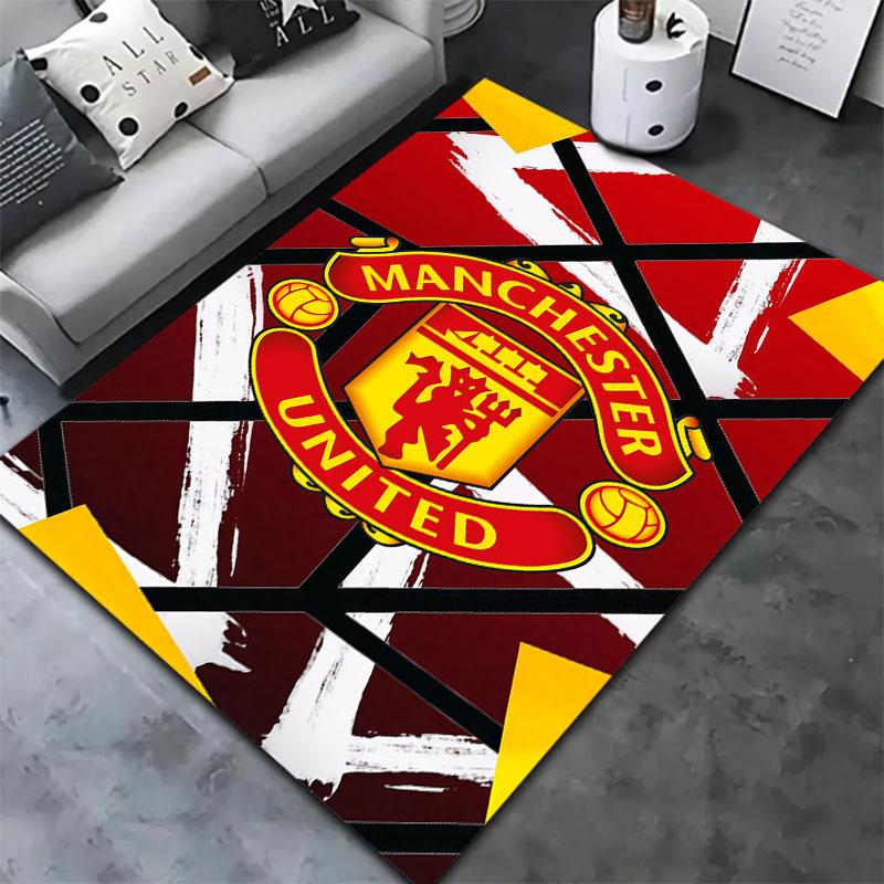 Manchester United F Carpet Rug for Living Room Bedroom Home Sofa Decoration,Kids play Non-slip Floor Mat