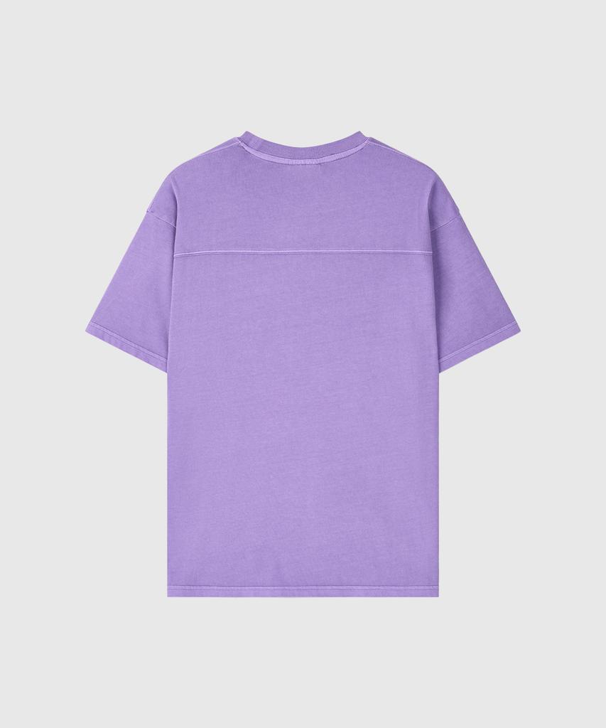 FAKE CAMPER Basic Pigment Short Sleeve T-Shirt [Purple]