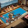 Looney Tunes Print  Cushion Non-slip Laptop Tablet Big Mousepad XXL Mat Mini PC Playmat With Lock Edge