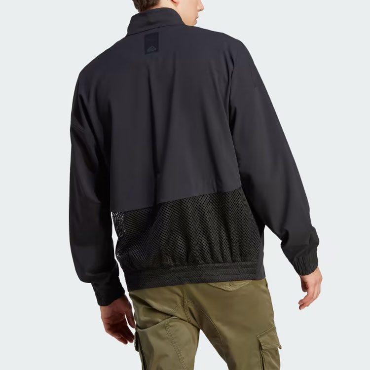 adidas CITY ESCAPE Jackets Men's Black Stand Collar Moderate Other IA3085