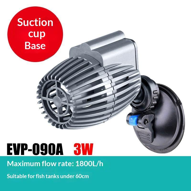 Aquarium Wave Maker Pump Energy Saving High Efficiency Quiet Propeller Strong Suction Cup for 25-90 Gallon Saltwater Fish Tank