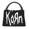 Muziek Rock Korn Band Geïsoleerde Lunchtas voor Vrouwen Kinderen Draagbare Voedseldozen Thermische Lunchbox Tote