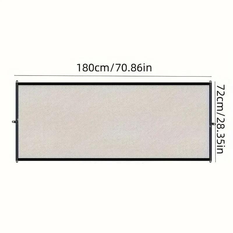 Pet Dog Barrier Fences with 4Pcs Hook Pet Isolated Network Stairs Gate New Folding Breathable Mesh Playpen for Dog Safety Fence