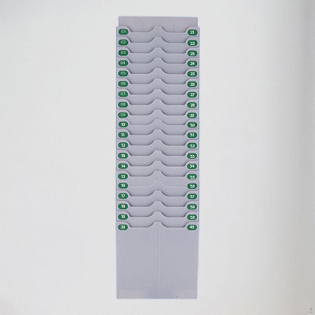 Rozszerzalny Uchwyt na Karty Czasu Rozszerzalny Stojak Wielofunkcyjny Chowany Rejestruj Obecność