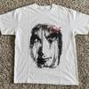 Sommer Neu Vintage Rock Punk T-Shirts Retro Band The Cure Grafik T-Shirt Lässig Locker Streetwear Print T-Shirt Fans Geschenk Unisex