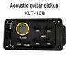 Guitar LCD Pickup EQ KLT-10B: Folk Acoustic 4-Segment Equalizer with Tuner