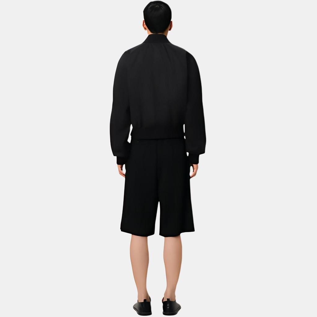 Ami Paris Twill Bomber Jacket HJK012PA0007-001