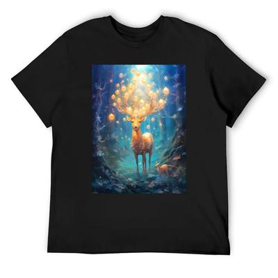 Forest Spirit T-Shirt Funny T-shirt Funny Gifts Vintage T Shirts Compression Shirt Men