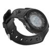 Digital Sports Watch Fashionable Waterproof Stopwatch Alarm Electronic Watch Black