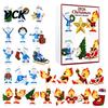 Holiday Gift Boxes Christmas Advent Calendar 2026, 24-Day Surprise Countdown with 24 for Kids Acrylic Pendants, Anime Themed Collectible Gifts