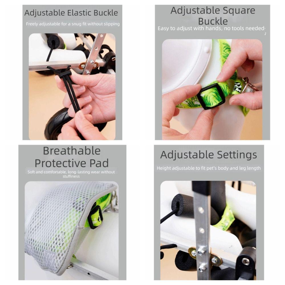 Breathable Dog Wheelchair Comfort Harness Disabled Pet Walking Aid  Disabled Pets