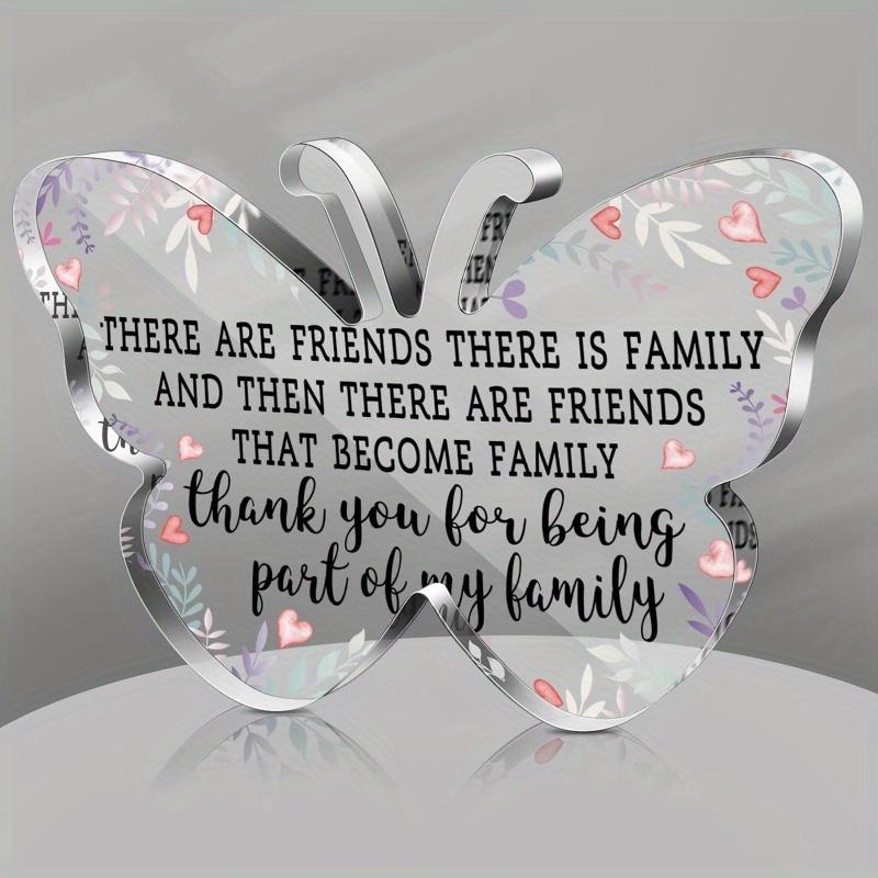 

Acrylic Friendship Plaque: Gift for Female Friend/Coworker – Birthday, Going Away, Retirement. Keepsake Decor. чистый