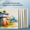 50 Sheets Watercolor Paper Bulk, 140 Lb/300 GSM Cold Press Paper White Water Color Paper For Adults Artists
