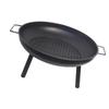 Fire Fireplace Round for Wood Burning Campfire Stand Backyard Camping Grilling Traveling