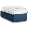 Bed Frame without Mattress Blue 90 x 190 cm Fabric