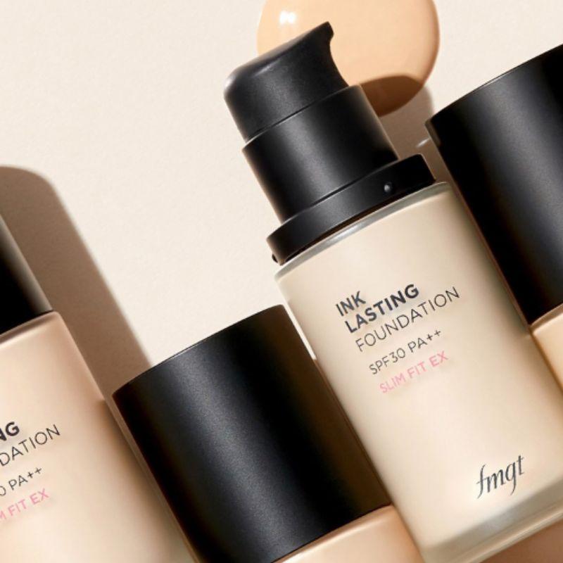 THE FACE SHOP Ink Lasting Foundation Slim Fit EX 30ml Long-Lasting Lightweight Foundation
