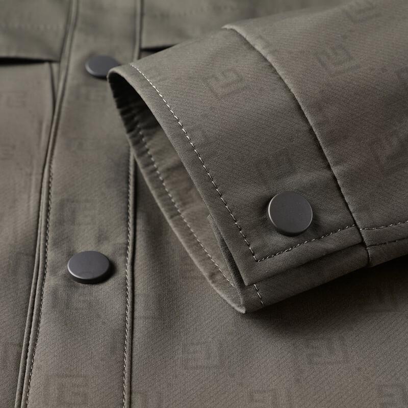 JOW Men's Fashion Print Casual Lapel Jacket
