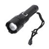 Super Bright Flashlight 3 Modes Zoomable IPX4 Waterproof Rechargeable LED Handheld Flashlight with L
