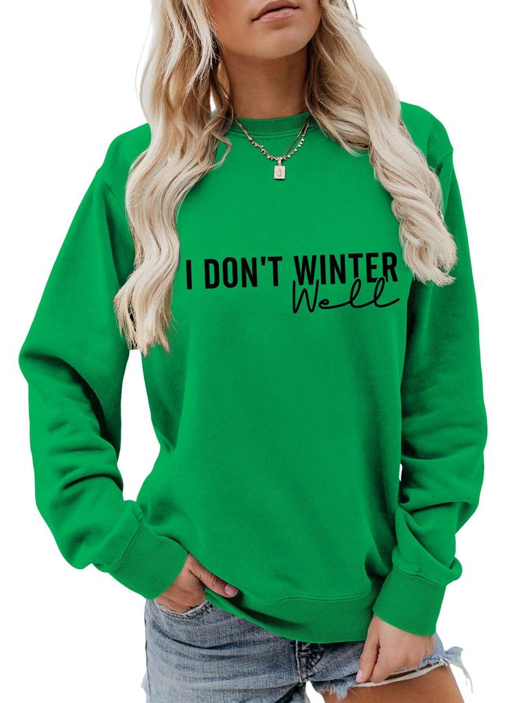 Women's Casual European & American Winter Pullover Sweatshirt
